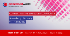 Visit CODICO at embedded 2025!